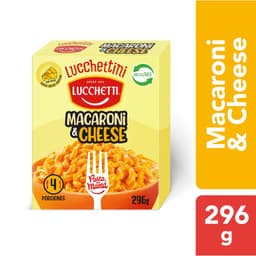 PASTA PRONTA  MARARONI y CHESSE 296 GRS LUCCHETTI