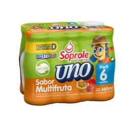 Probiotico Uno Defensas Sabor Multifruta 6 X 80 ML