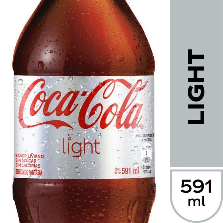 Bebida Coca Cola Light Desechable 591 ml