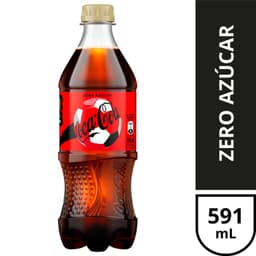 Bebida Coca Cola Zero Azucar Desechable 591 ml