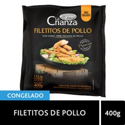 Filetitos de Pollo Apanado La Crianza 400 gr