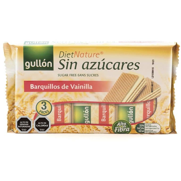 Galleta Oblea Sin Azucar Vainilla 180 GR