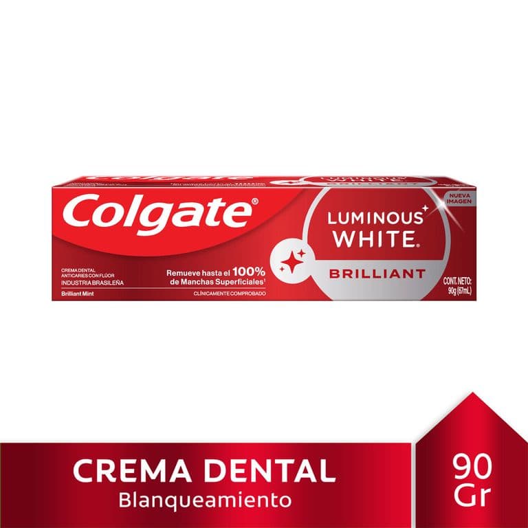 Pasta de Dientes Luminous White Brilliant 90 GR
