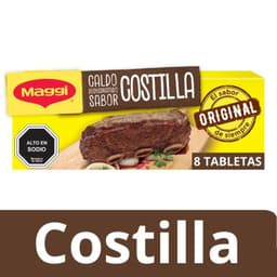 Caldo Sabor Costilla 80G 8 Tabletas 8 GR