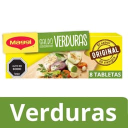 Caldo De Verduras 80G 8 Tabletas 8 GR