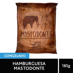 Hamburguesa de Vacuno Mastodonte La Crianza 185 gr