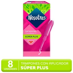Tampon Super Plus Con Aplicador 8 UN
