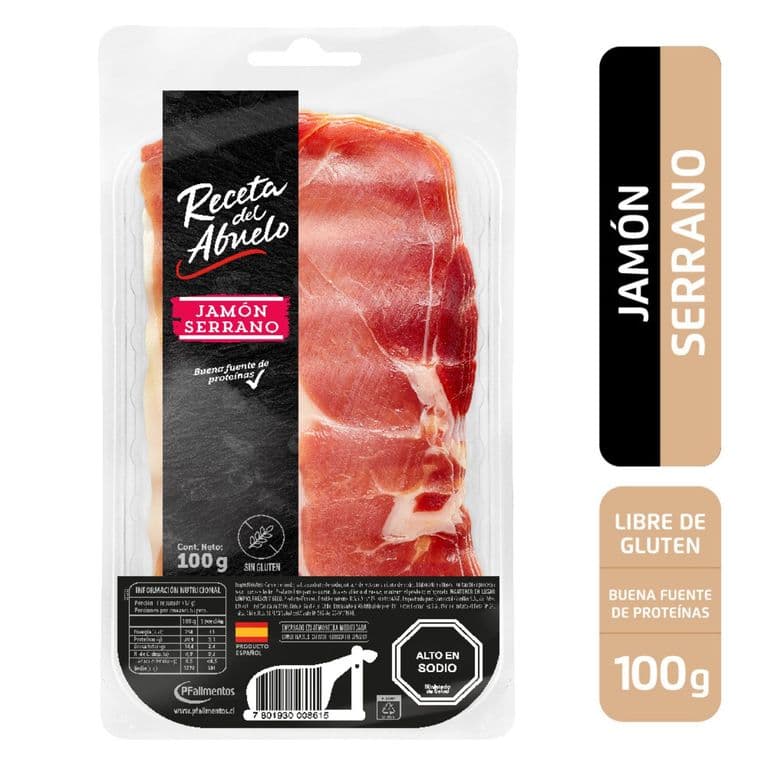 Jamon Serrano Receta del Abuelo 100 g