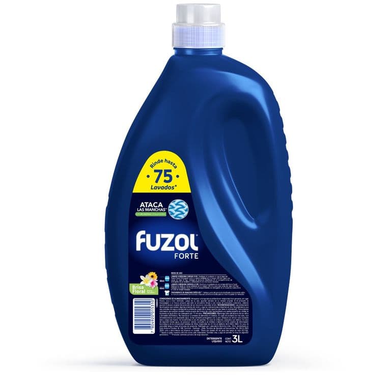 Detergente Liquido Botella Forte Fuzol 3 lt