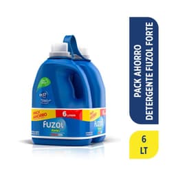 Pack Detergente Liquido Forte Botella 3 LT