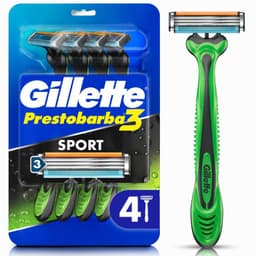 Maquinas de Afeitar Prestobarba3 Sport Gillette 4 un