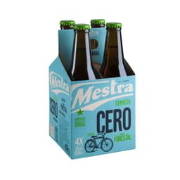 PACK 4 CERVEZA MESTRA CERO ALCOHOL 330CC 4 X 330 ML