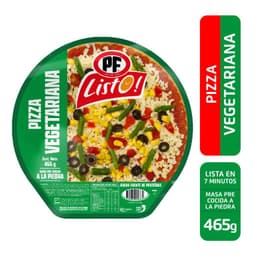 Pizza Vegetariana Masa a la Piedra PF Listo 465 g