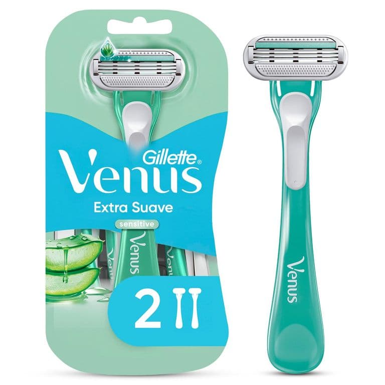Maquina de Afeitar Extra Suave Sensitive Gillette Venus 2 un