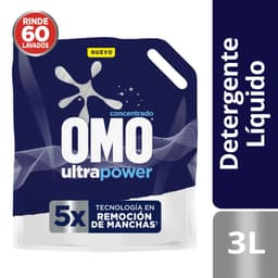 Detergente Liquido Doypack Recarga Omo 3 lt