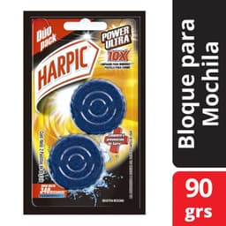 Pastilla para Inodoro Azul Harpic 2 x 45 g 2 UN