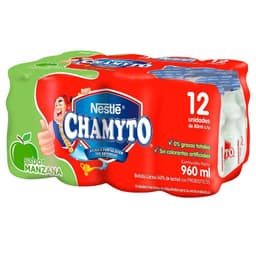 Pack Bebidas Lacteas Chamyto Manzana 12 X 80 ML