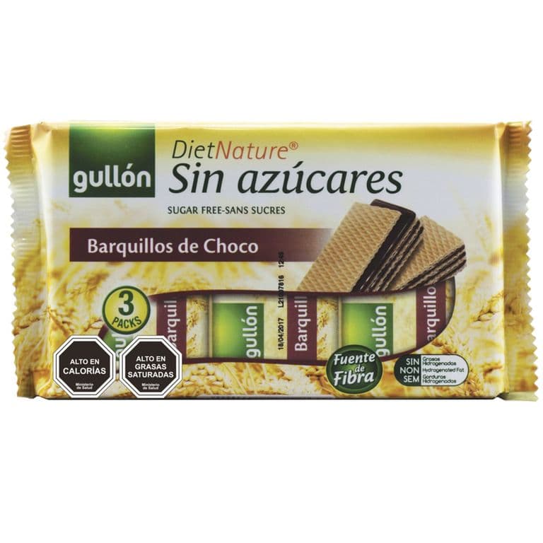 Galleta Oblea Chocolate Sin Azucar Gullon 180 g