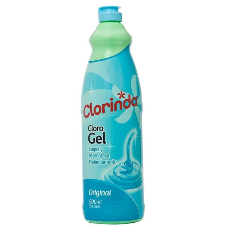Cloro en Gel Clorinda Original (Botella) 900 ml