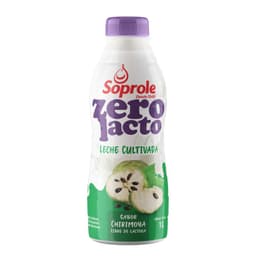 Leche Cultivada Zerolacto Sabor Chirimoya Soprole 1 lt