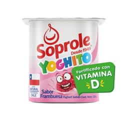 Yoghurt Batido Sabor Frambuesa Yoghito Soprole 120 gr