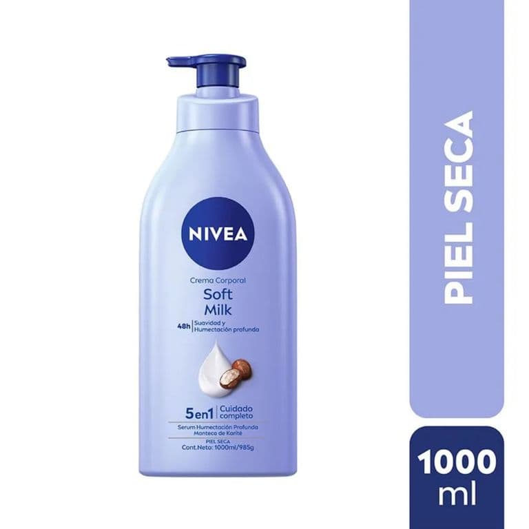 Crema Corporal Soft Milk Piel Seca 1 LT