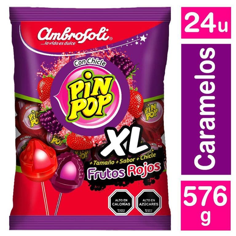 Chupete Pin Pon Frutos Rojos XL 24 X 24 GR