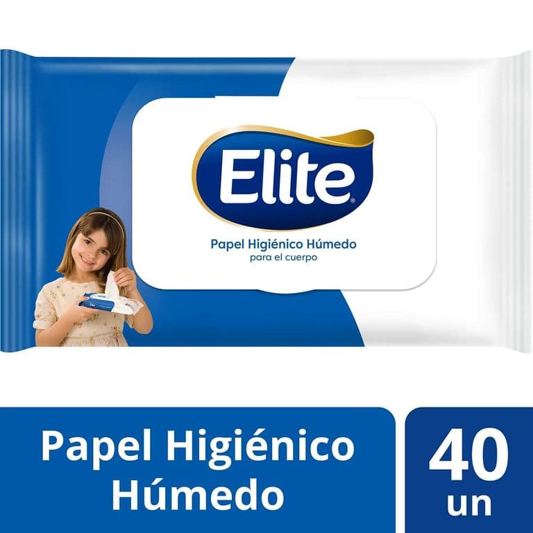 Papel Higienico Humedo Elite 40 un