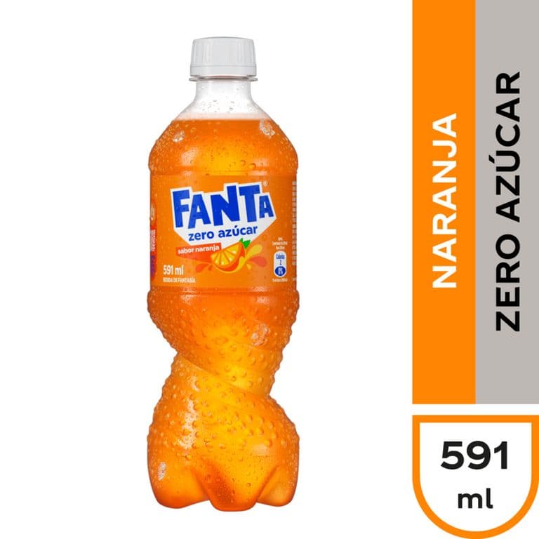 Bebida Fanta Zero Azucar Desechable 591 ml