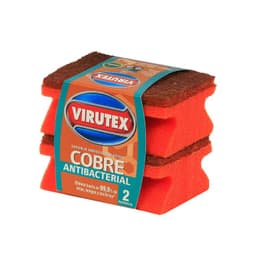 Esponja Acanalada Cobre Virutex 2 Un