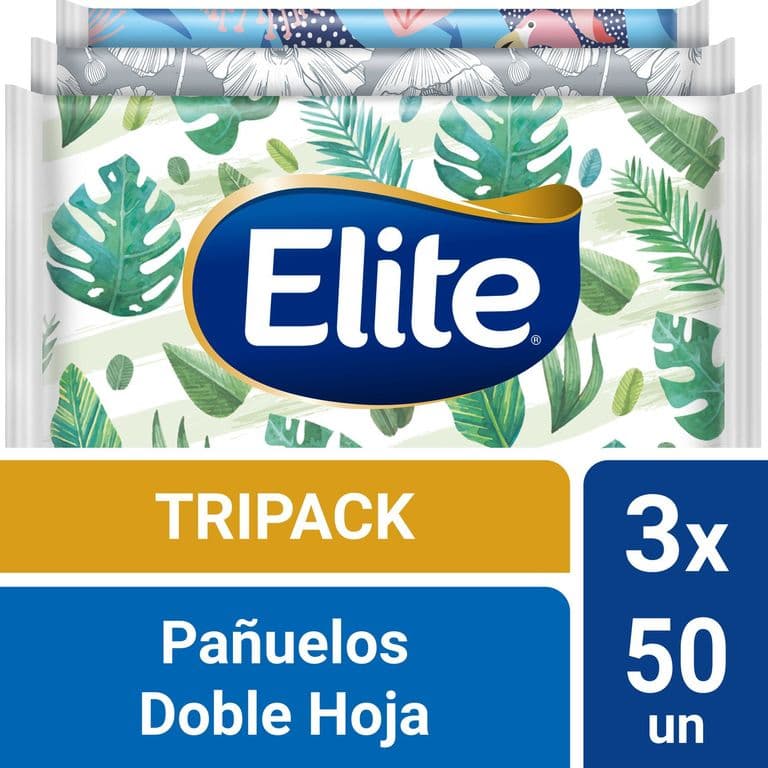 Pack de Panuelos Desechables Faciales 3 X 50 UN