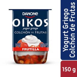 Yogurt Oikos Colchon Trozos de Frutillas 150 GR