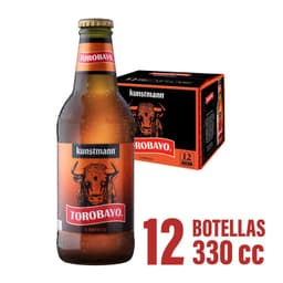 Pack Cerveza Kunstmann Torobayo 5 Botella 12 x 330 cc 12 X 330 ML