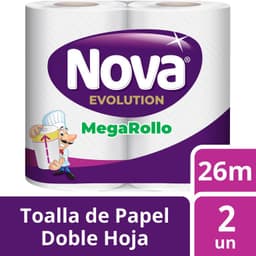 Toalla Papel Evol Mega Rollo 2 UN