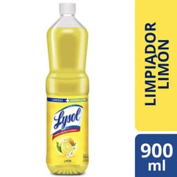 Limpiador de Piso Desinfeccion Aroma Limon Lysol 900 ml