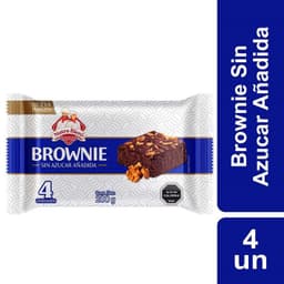 Pack Brownie sin Azucar 4 X 50 GR