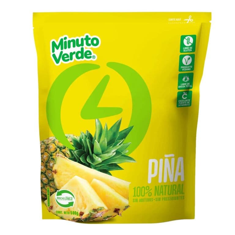 Pina en Trozos Congelada Minuto Verde 500 gr