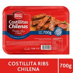 Costillitas de Cerdo Ribs a la Chilena Super Cerdo 700 g