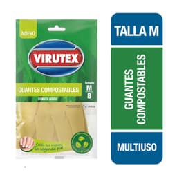 Guantes Compostables Multiuso Virutex Talla M 1 Un