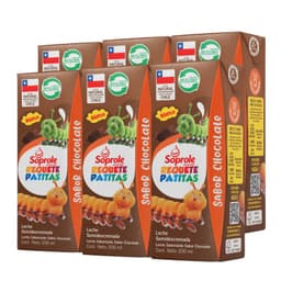 Pack Leche Semidescremada Requetepatitas Sabor Chocolate Soprole 6 x 200 ml PACK 6 X 200 ML