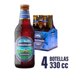 Pack Cerveza Arandano Kunstmann 4x330 cc 4 X 330 ML