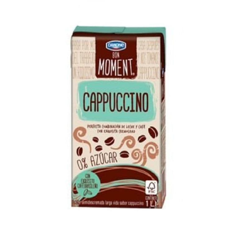 Leche Semidescremada Moment Sabor Cappuccino Danone 1 lt