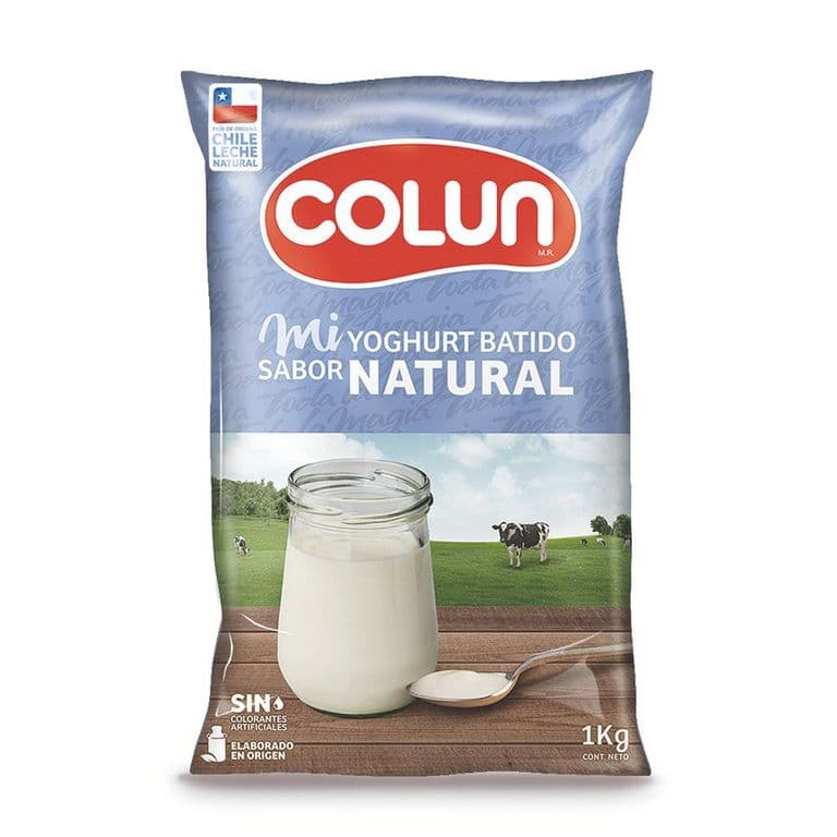 Yoghurt Natural Bolsa 1 KG