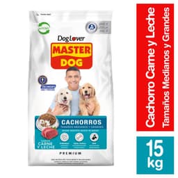 Alimento Seco para Perro Cachorro Sabor Carne y Leche 15 Kg