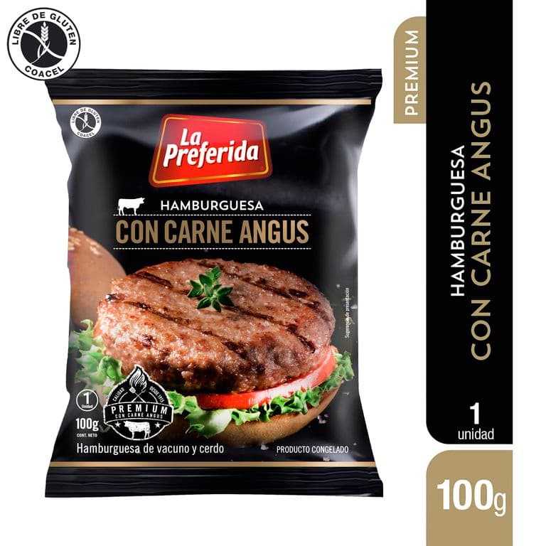 Hamburguesa Angus 100 GR