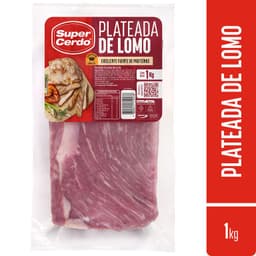 Plateada de Lomo de Cerdo Super Cerdo 1 Kg