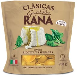 Ravioli Ricotta y Espinaca Rana 250 gr
