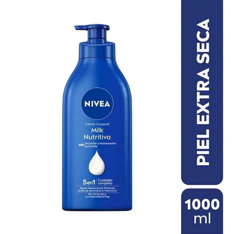 Crema Corporal Milk Nutritiva Piel Extra Seca 1 LT