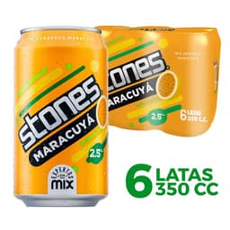 Pack Cerveza Stones Maracuya 2.5 6 x 350 ml