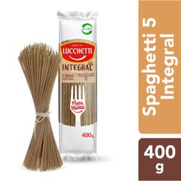 SPAGHETTI 5 INTEGRAL LUCCCHETTI 400GR